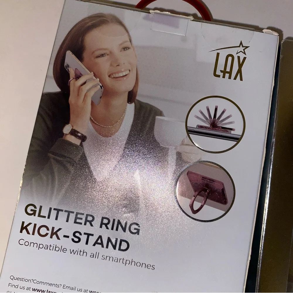 LAX Glitter Ring Kick-Stands 2Pack